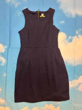 Classic Dark Navy Mini Dress | Minimalist Chic | Work to Night Dress